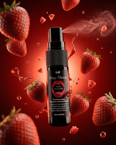 DEEP THROAT SPRAY 12ML - STRAWBERRY