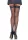 721101 TRANSPARENTER STRUMPF MIT HINTENNAHT-SPITZENOBERTEIL O/S BLK