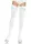 726010 NYLON OTK MIT RÜSCHENSCHLEIFE O/S WHT