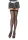 729027SL FISCHNETZSTRUMPF MIT SPITZENDECKEL O/S BLK