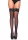 726261 LACE TOP LYCRA FISNET THIGH HI MIT SCHLEIFE O/S BLK
