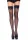 Transparentes Thigh Highs Lace Top, schwarz, O/S