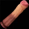 12'' Doppelschichtiger Platin-Silikon-Cock