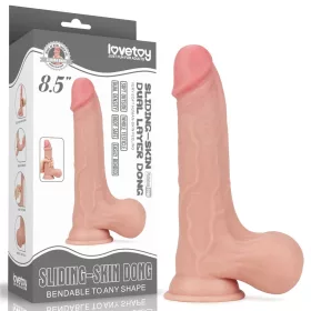 8,5' Sliding Skin Dual Layer Dong – ganzer Hoden