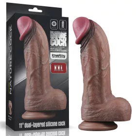 11'' Doppelschichtiger Silikon-Schwanz XXL