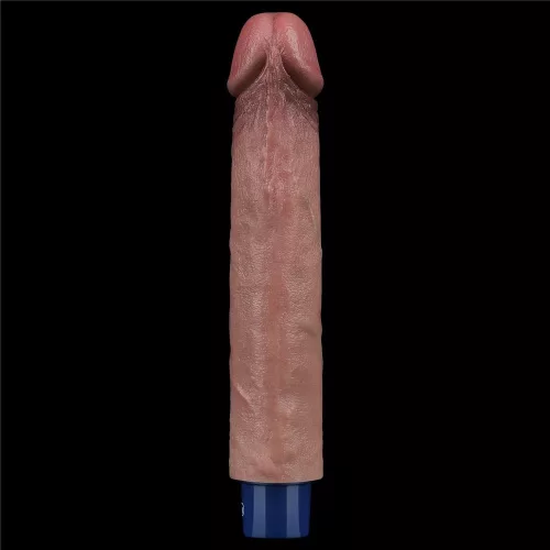 9" REAL SOFTEE Rechargeable Silicone Vibrating Dildo
