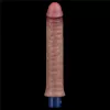 9.5" REAL SOFTEE Rechargeable Silicone Vibrating Dildo