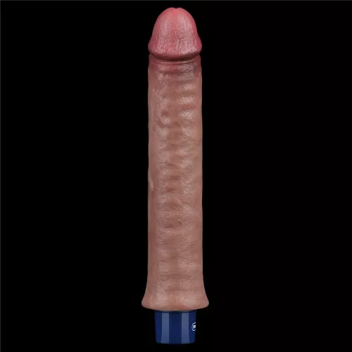 9.5" REAL SOFTEE Rechargeable Silicone Vibrating Dildo