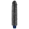 9.5" REAL SOFTEE Rechargeable Vibrating Dildo(Black)