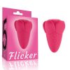 Flicker wiederaufladbarer Vibrator Rose Red