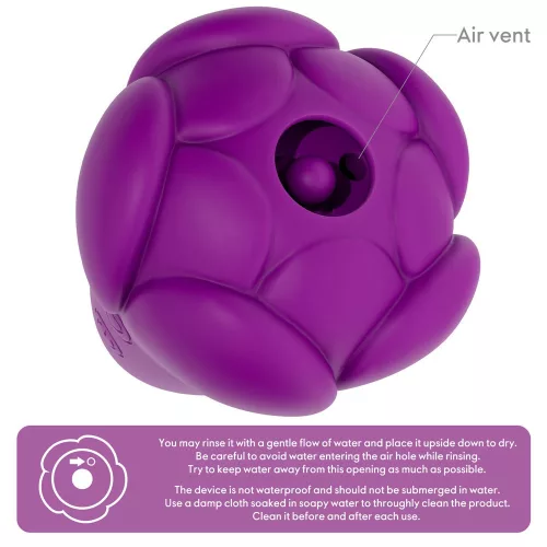 Flicker Rechargeable Vibrator Purple