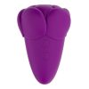 Flicker wiederaufladbarer Vibrator Lila