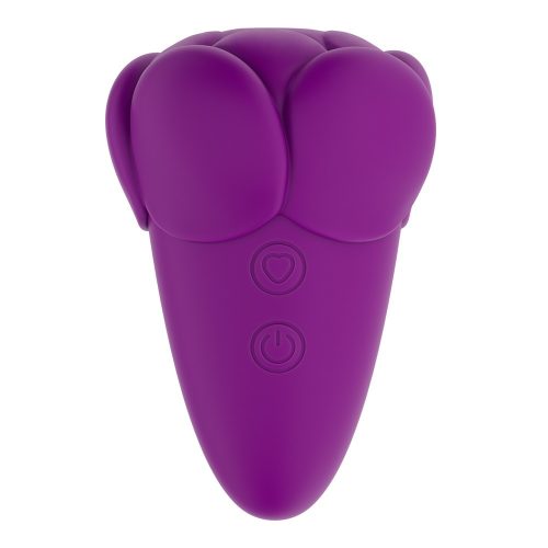 Flicker wiederaufladbarer Vibrator Lila