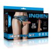 Vibrierendes verbessertes Strap-on Set 8'' L/XL/2XL