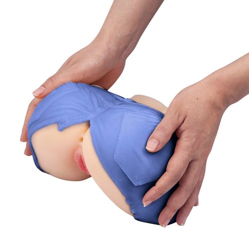 Schulmädchen-Masturbator-Blau