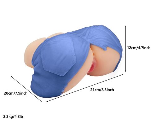 Schulmädchen-Masturbator-Blau