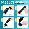 Hiram hand-free thrusting pocket dildo machine