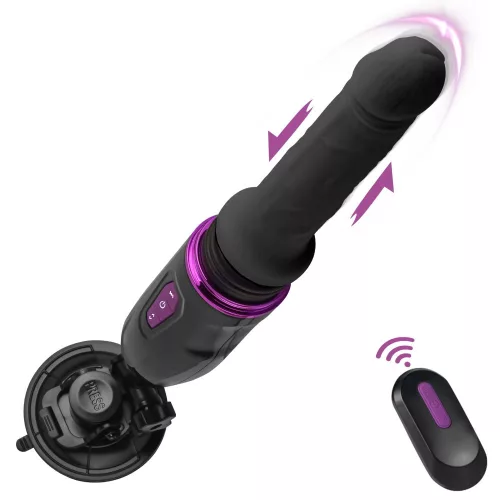Hiram hand-free thrusting pocket dildo machine