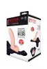 AROUND 7.5" SILICONE HOLLOW STRAP ON WITH PU HARNESS