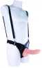 AROUND 7.5" SILICONE HOLLOW STRAP ON WITH PU HARNESS
