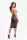 Ambivalence lace up midi skirt  - XL