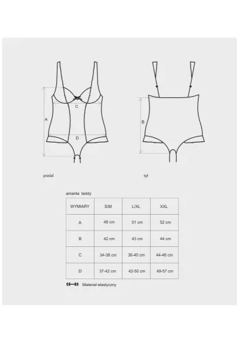Amanta teddy L/XL