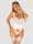Amor Blanco underwire corset & thong white L/XL