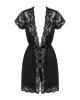 810-PEI-1 peignoir black  L/XL