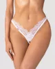 Arrowel White crotchless thong L/XL