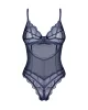 Nightly Blue crotchless teddy XS/S