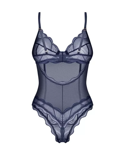 Nightly Blue crotchless teddy XS/S