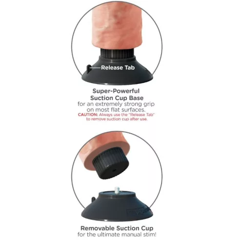 9" Vibrating Cock  Light