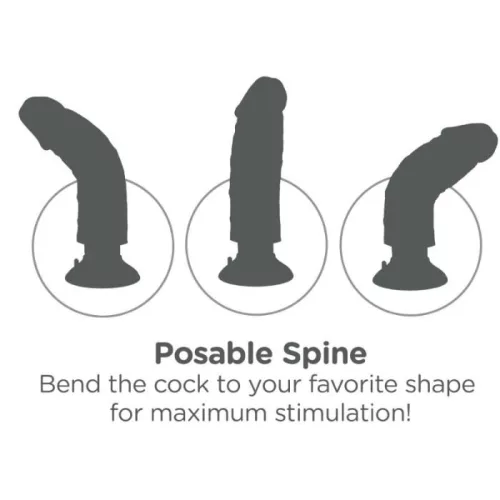 9" Vibrating Cock  Light