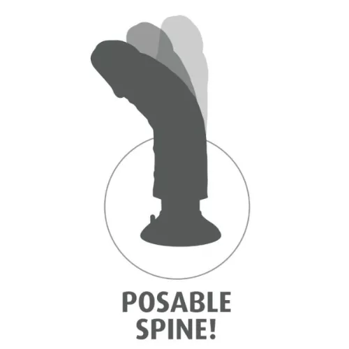 9" Vibrating Cock  Light