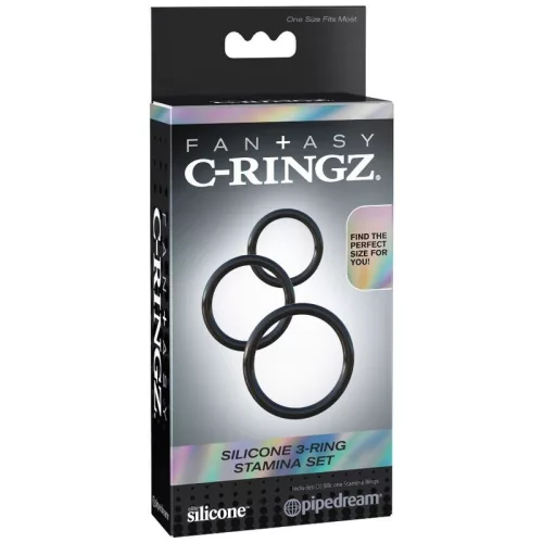 3 C-Ringz szilikon kakasgyűrűs készlet