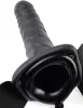 8" Hollow Strap-On  Black