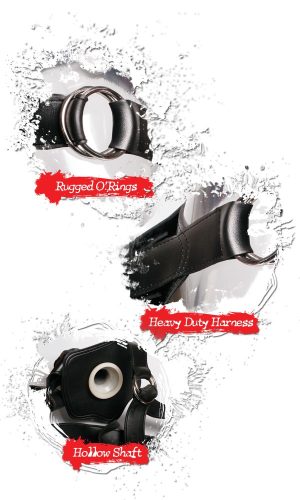 Extreme Hollow Strap-On Schwarz