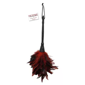 Frisky Feather Duster  Red/Black