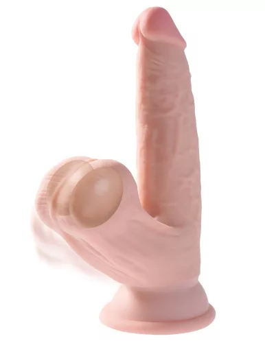 7" Triple Density Cock With Swinging Balls Light