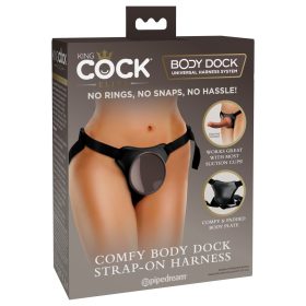 Comfy Body Dock Strap-On Gurt Schwarz/Dunkelbraun