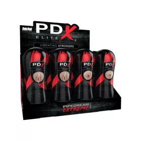   Pipedream Extreme Elite vibrierendes Stroker-Display – 12 PCS Licht/Schwarz