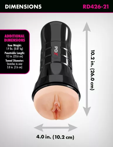 PDX Extreme - Nasse Muschien - Super Juicy Snatch XXL - Leicht