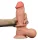 7.8'' Sliding Skin Dual Layer Dong - Whole Testicle