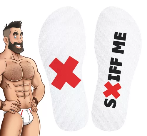 Sniff Me SneakXX – különleges fehér zokni élmény