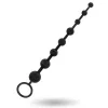 ADDICTED TOYS – 29 cm-es fekete anális gyöngyök