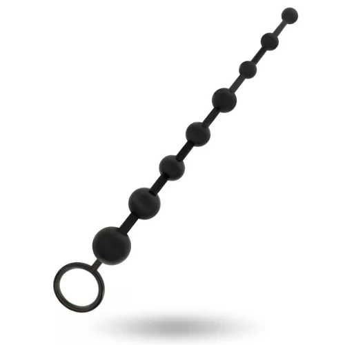 ADDICTED TOYS – 29 cm-es fekete anális gyöngyök
