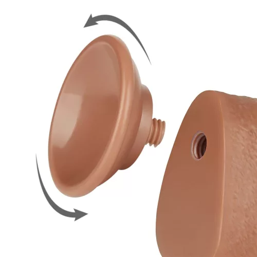 9.5'' Sliding Skin Dual Layer Dong Brown