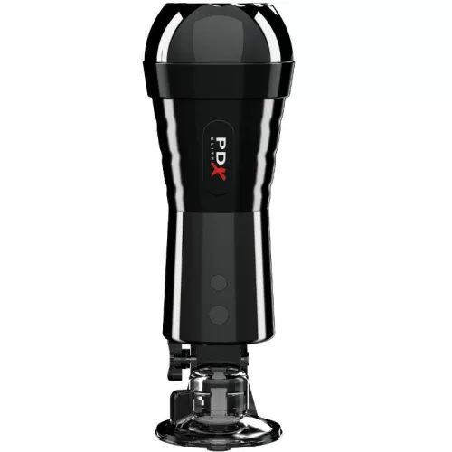 Cock Compressor Vibrating Stroker   Light/Black