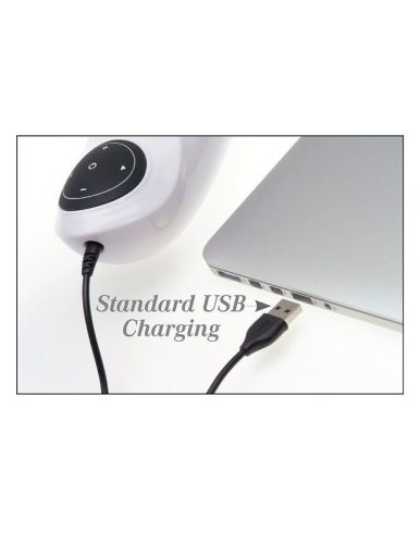 EXTRÉM TOYZ - PDX MEGA BATOR USB FÉRFI MASZTURBÁTOR FEHÉR VAGINA