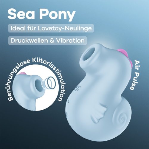 Seepony – eisblau